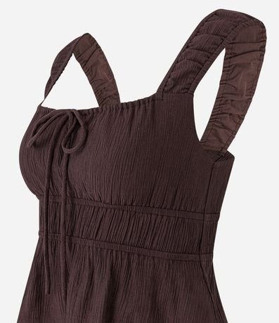 Blusa Texturizada con Lazo y Volado 7