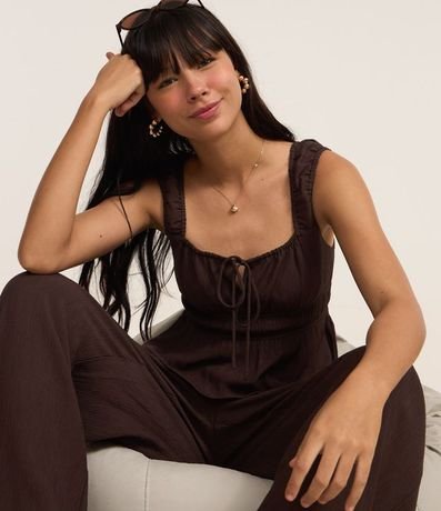 Blusa Texturizada con Lazo y Volado 1