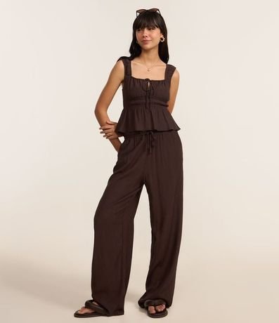 Blusa Texturizada con Lazo y Volado 2