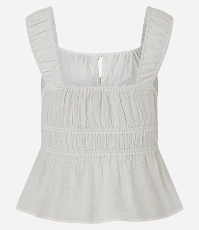 Blusa Texturizada con Lazo y Volado 9