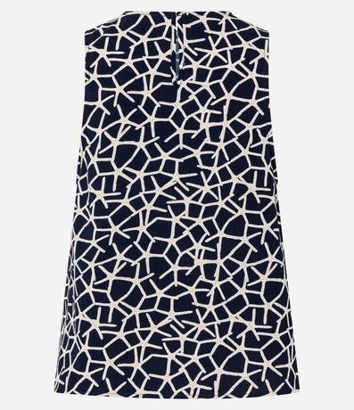 Blusa en Airflow con Estampa Estrellas del Mar 6