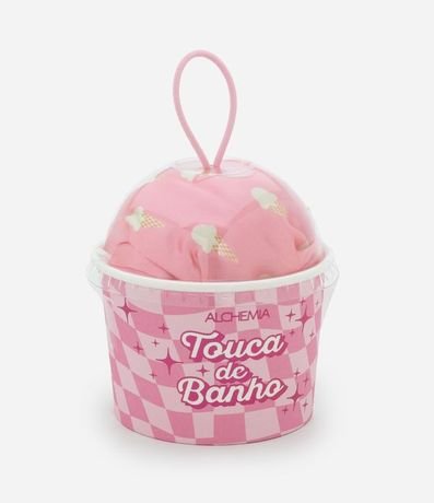 Gorro de Baño Rosa con Lunares Alchemia.