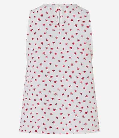 Blusa en Airflow con Fruncido en el Cuello y Estampa Floral 7