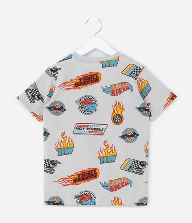 Remera Infantil con Estampa Hot Wheels - Talle 4 a 10 años 2