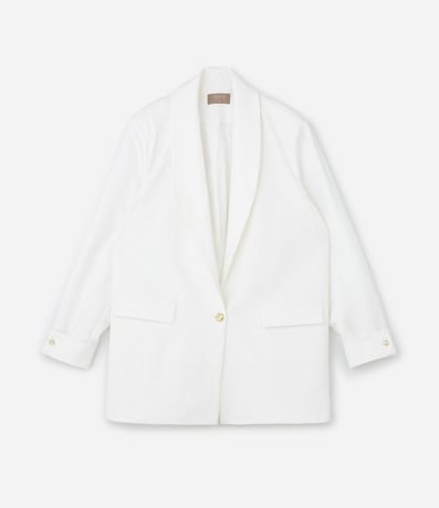 Blazer en Sastrería con Botón Gold Curve & Plus Size 9