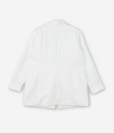 Blazer en Sastrería con Botón Gold Curve & Plus Size 10