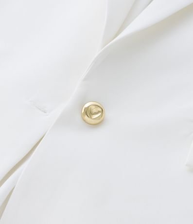 Blazer en Sastrería con Botón Gold Curve & Plus Size 12