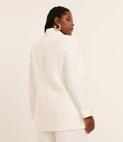 Blazer en Sastrería con Botón Gold Curve & Plus Size 5