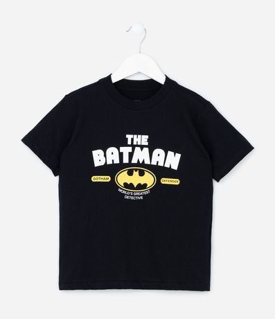Remera Relaxed Infantil con Estampa Batman - Talle 3 a 10 años
