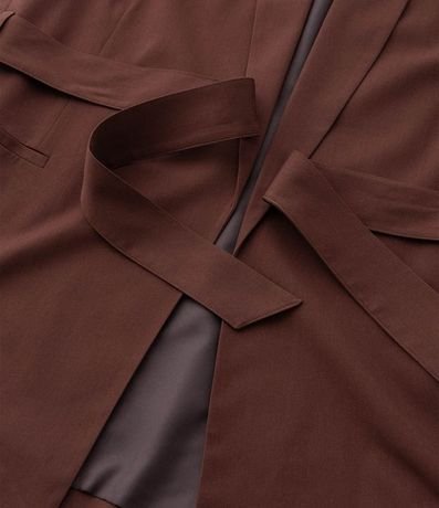 Chaleco Sastrería Alargado con Lazo en la Cintura Curve & Plus Size 9