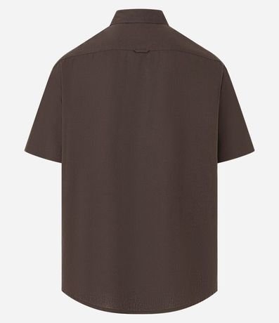 Camisa Relaxed en Cáñamo con Bolsillo 7