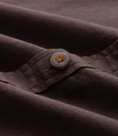 Camisa Relaxed en Cáñamo con Bolsillo 10