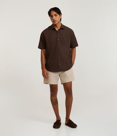 Camisa Relaxed en Cáñamo con Bolsillo 3
