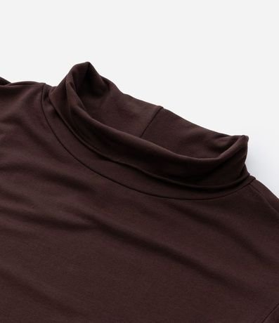 Blusa Cuello Alto en Viscolycra Curve & Plus Size 7
