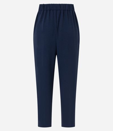 Pantalón Carrot Cintura Alta en Airflow con Hebillas Metalizadas 7