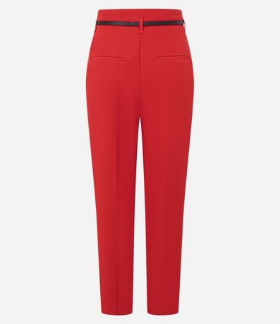 Pantalón Zanahoria Sastrería con Cinturón Hebilla 6