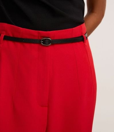 Pantalón Zanahoria Sastrería con Cinturón Hebilla 4