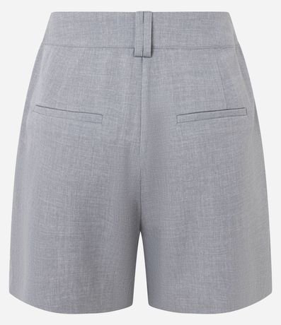 Short Sastrer Cintura Alta en Crepé con Doble Trabillas 6