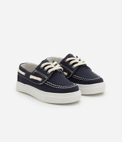 Zapato Dockside Infantil con Cordón Contrastante - Talle 20 al 27