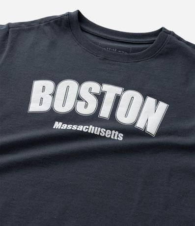 Remera Infantil con Lettering Boston - Talle 5 a 14 años 6
