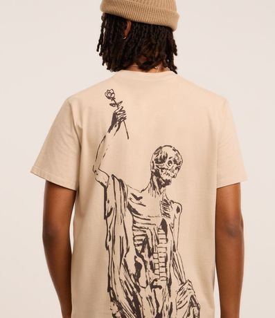 Remera Regular en Algodón con Estampa de Calavera y Lettering Avenged Sevenfold 4