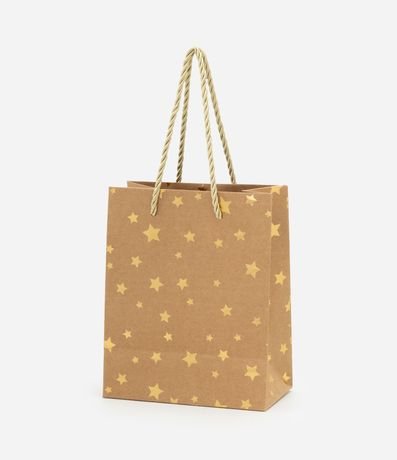 Bolsa de Papel Mini con Estrellas de Foil