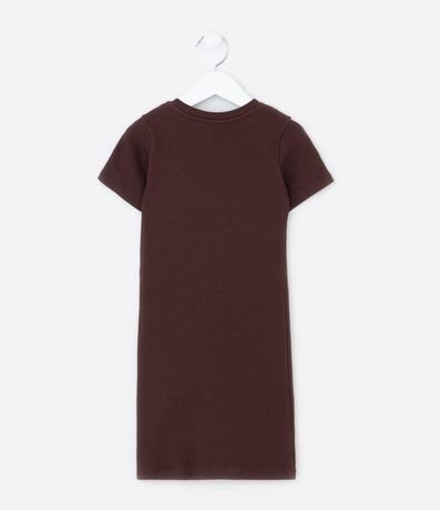 Vestido Infantil en Rib - Talle 5 a 14 años 2