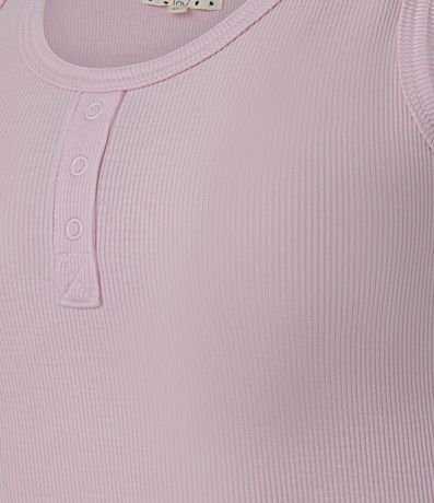 Pijama Short Doll en Rib con Short Estampado Ojo Turco 5