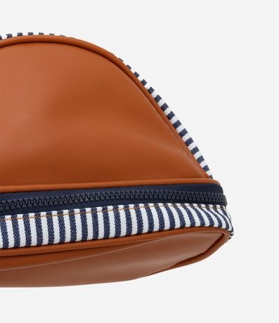 Neceser Trapecio con Bretel Lateral y Rayas 4