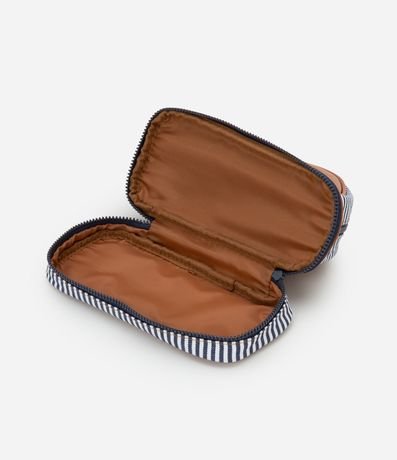 Neceser Trapecio con Bretel Lateral y Rayas 6