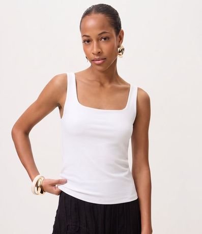 Blusa en Rib con Bretel Ancho 3