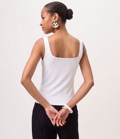 Blusa en Rib con Bretel Ancho 4