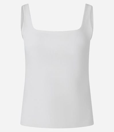 Blusa en Rib con Bretel Ancho