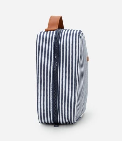 Neceser Hotel con Rayas y Correa de Mano 2