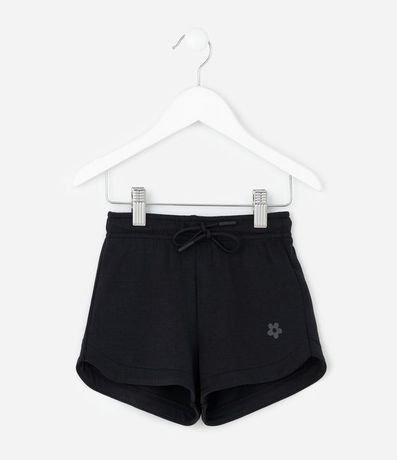 Short Infantil en Modal con Estampa Localizada - Talle 1 a 6 años 2