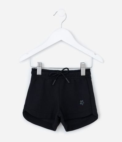 Short Infantil en Modal con Estampa Localizada - Talle 1 a 6 años