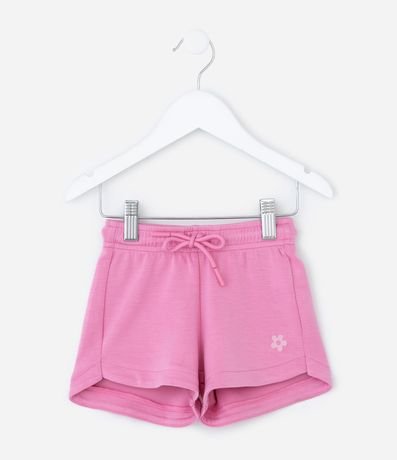 Short Infantil en Modal con Estampa Localizada - Talle 1 a 6 años
