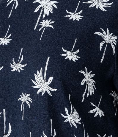 Blusa en Viscolino con Estampa Palmeras 7