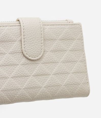 Billetera Floater con Textura Embossed y Mini solapa 4