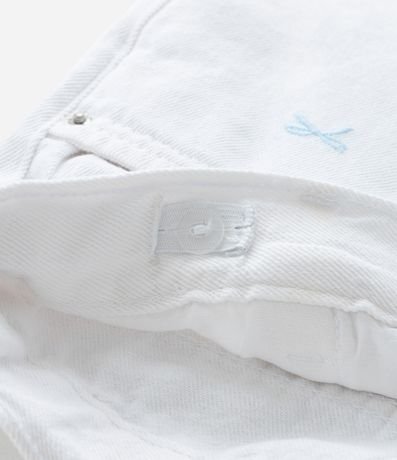 Short Infantil en Jeans con Bordado de Lazos - Talle 5 a14 años 4