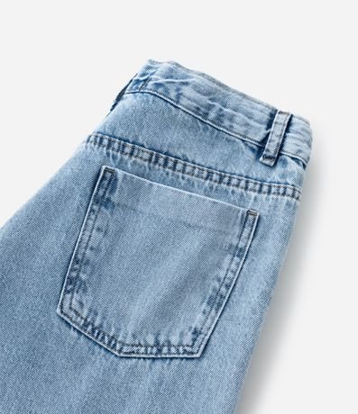 Pantalón Wide Leg Infantil Marmorizada con Bajo plegado - Talle 5 a 14 años 6