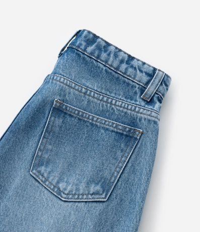 Pantalón Balloon Infantil Jeans con Recortes - Talle 5 a 14  Anos 6