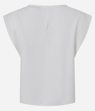 Blusa en Airflow con Recortes en el Hombro 7