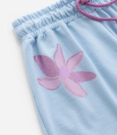 Short Infantil con Bordado Flores en Lentejuelas - Talle 5 a 14 años 5