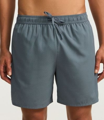 Bermuda Deportiva con Textura Perforada 2