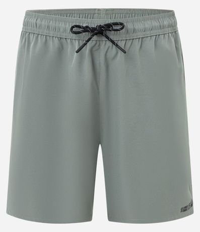 Bermuda Deportiva con Cordón Contrastante y Bolsillo 5