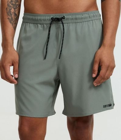 Bermuda Deportiva con Cordón Contrastante y Bolsillo 2