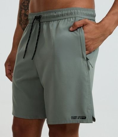 Bermuda Deportiva con Cordón Contrastante y Bolsillo 4