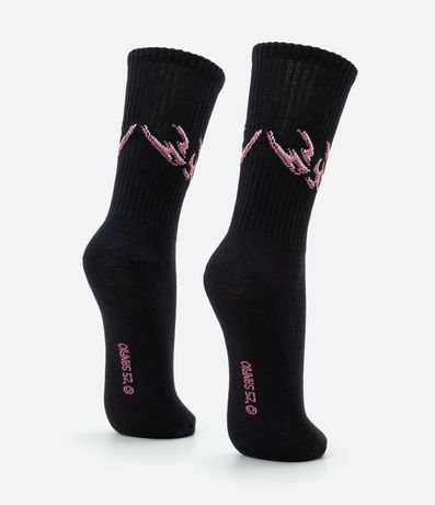 Media Caña Larga con Estampa Tribal de Hello Kitty 3