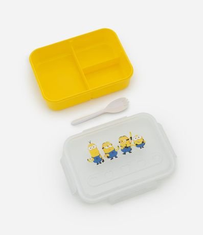 Contenedor Lunchera de los Minions con Tenedor 4